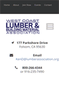 Mobile Screenshot of lumberassociation.org